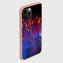 Чехол для iPhone 12 Pro Max Космос, цвет: 3D-светло-розовый — фото 2