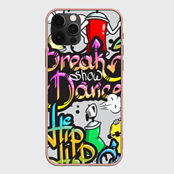 Чехол для iPhone 12 Pro Max Break Show Dance, цвет: 3D-светло-розовый