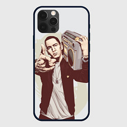 Чехол для iPhone 12 Pro Max Eminem: Street Music, цвет: 3D-черный