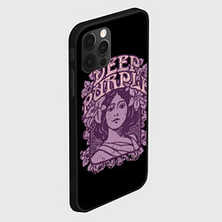 Чехол для iPhone 12 Pro Max Deep Purple, цвет: 3D-черный — фото 2