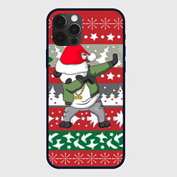 Чехол для iPhone 12 Pro Max Panda Dab: Xmas, цвет: 3D-черный