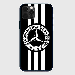 Чехол для iPhone 12 Pro Max Mercedes-Benz Black, цвет: 3D-черный