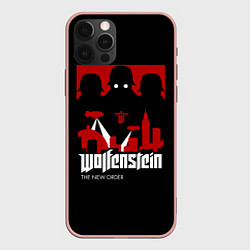Чехол для iPhone 12 Pro Max Wolfenstein: Nazi Soldiers, цвет: 3D-светло-розовый