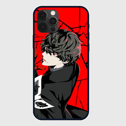 Чехол для iPhone 12 Pro Max Persona 5, цвет: 3D-черный