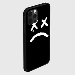 Чехол для iPhone 12 Pro Max Lil Peep: RIP Smile, цвет: 3D-черный — фото 2