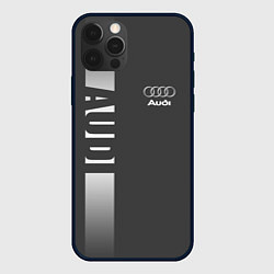 Чехол для iPhone 12 Pro Max Audi: Grey Sport, цвет: 3D-черный