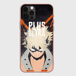 Чехол для iPhone 12 Pro Max Bacugou - My Hero Academia, цвет: 3D-светло-розовый