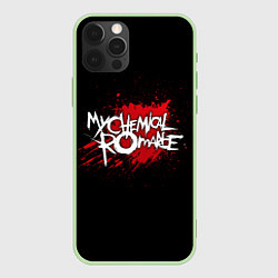 Чехол для iPhone 12 Pro Max My Chemical Romance: Blood, цвет: 3D-салатовый