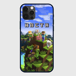 Чехол для iPhone 12 Pro Max Minecraft: Настя, цвет: 3D-черный