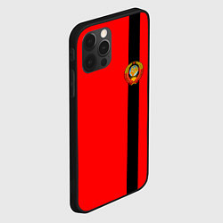 Чехол для iPhone 12 Pro Max Советский Союз, цвет: 3D-черный — фото 2