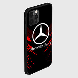 Чехол для iPhone 12 Pro Max Mercedes-Benz: Red Anger, цвет: 3D-черный — фото 2