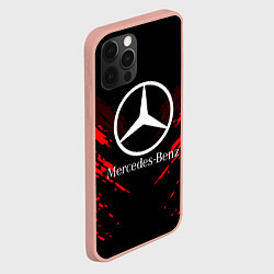 Чехол для iPhone 12 Pro Max Mercedes-Benz: Red Anger, цвет: 3D-светло-розовый — фото 2