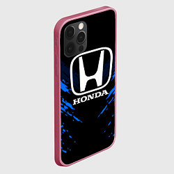 Чехол для iPhone 12 Pro Max Honda: Blue Anger, цвет: 3D-малиновый — фото 2