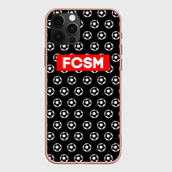 Чехол для iPhone 12 Pro Max FCSM Supreme, цвет: 3D-светло-розовый