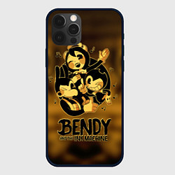 Чехол для iPhone 12 Pro Max Bendy and the ink machine, цвет: 3D-черный