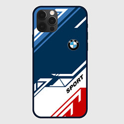 Чехол для iPhone 12 Pro Max BMW SPORT, цвет: 3D-черный