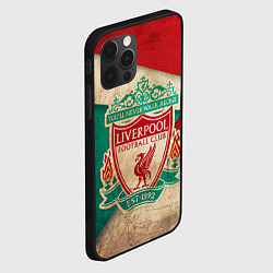 Чехол для iPhone 12 Pro Max FC Liverpool: Old Style, цвет: 3D-черный — фото 2