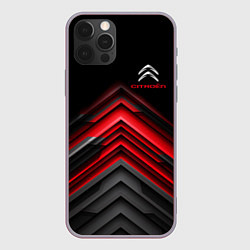 Чехол для iPhone 12 Pro Max Citroen: Red sport, цвет: 3D-серый