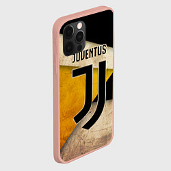 Чехол для iPhone 12 Pro Max FC Juventus: Old Style, цвет: 3D-светло-розовый — фото 2