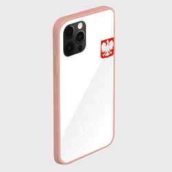 Чехол для iPhone 12 Pro Max Poland Team: Home WC-2018, цвет: 3D-светло-розовый — фото 2