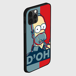 Чехол для iPhone 12 Pro Max Homer Simpson DOH!, цвет: 3D-черный — фото 2