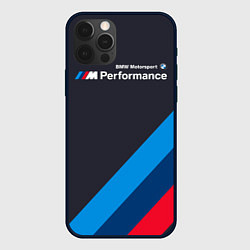 Чехол для iPhone 12 Pro Max BMW M Performance, цвет: 3D-черный