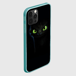 Чехол для iPhone 12 Pro Max Ночная фурия, цвет: 3D-мятный — фото 2