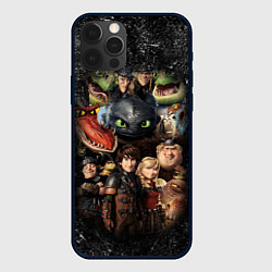 Чехол для iPhone 12 Pro Max How to Train Your Dragon, цвет: 3D-черный