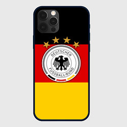 Чехол для iPhone 12 Pro Max Немецкий футбол, цвет: 3D-черный