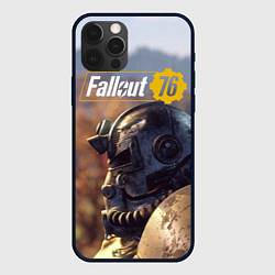 Чехол для iPhone 12 Pro Max Fallout 76, цвет: 3D-черный