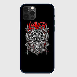 Чехол для iPhone 12 Pro Max Slayer: Hell Goat, цвет: 3D-черный
