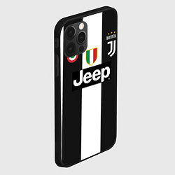 Чехол для iPhone 12 Pro Max FC Juventus 18-19, цвет: 3D-черный — фото 2