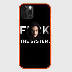 Чехол для iPhone 12 Pro Max F*ck The System: Mr Robot, цвет: 3D-красный