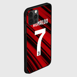 Чехол для iPhone 12 Pro Max Ronaldo 7: Red Sport, цвет: 3D-черный — фото 2