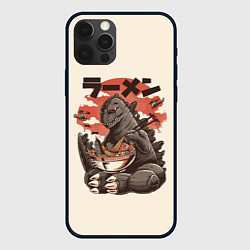 Чехол для iPhone 12 Pro Max Godzilla Eat, цвет: 3D-черный