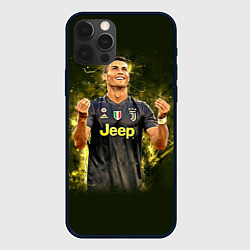 Чехол для iPhone 12 Pro Max Ronaldo: Juve Sport, цвет: 3D-черный