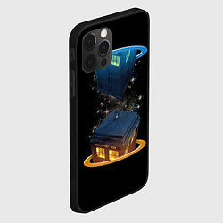 Чехол для iPhone 12 Pro Max Тардис в Портале, цвет: 3D-черный — фото 2