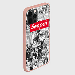 Чехол для iPhone 12 Pro Max SENPAI Stories, цвет: 3D-светло-розовый — фото 2