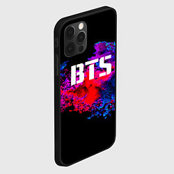 Чехол для iPhone 12 Pro Max BTS: Colors Explode, цвет: 3D-черный — фото 2