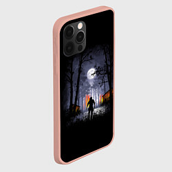 Чехол для iPhone 12 Pro Max RDR 2: Black Cowboy, цвет: 3D-светло-розовый — фото 2