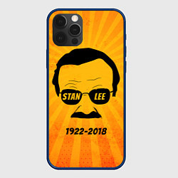 Чехол для iPhone 12 Pro Max Stan Lee 1922-2018, цвет: 3D-тёмно-синий