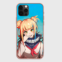 Чехол для iPhone 12 Pro Max My Hero Academia Himiko Toga, цвет: 3D-светло-розовый