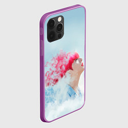 Чехол для iPhone 12 Pro Max BTS: Jungkook Pink, цвет: 3D-сиреневый — фото 2