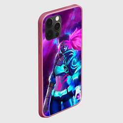 Чехол для iPhone 12 Pro Max KDA Akali, цвет: 3D-малиновый — фото 2