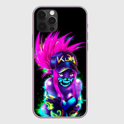Чехол для iPhone 12 Pro Max KDA Akali, цвет: 3D-серый