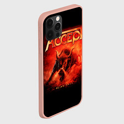 Чехол для iPhone 12 Pro Max Accept: Hell Bull, цвет: 3D-светло-розовый — фото 2