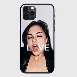 Чехол для iPhone 12 Pro Max Sasha Grey: LOVE, цвет: 3D-черный