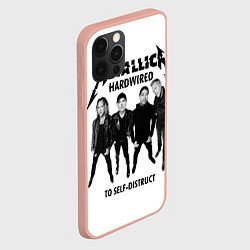 Чехол для iPhone 12 Pro Max Metallica: Hardwired, цвет: 3D-светло-розовый — фото 2