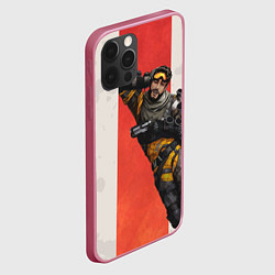 Чехол для iPhone 12 Pro Max Apex Legends: Mirage, цвет: 3D-малиновый — фото 2