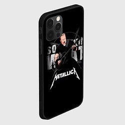Чехол для iPhone 12 Pro Max Metallica black, цвет: 3D-черный — фото 2